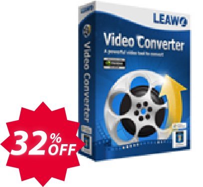 Leawo Video Converter Lifetime Coupon code 32% discount 