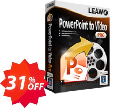 Leawo PowerPoint to Video Pro Lifetime Coupon code 31% discount 