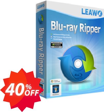 Leawo Blu-ray Ripper Lifetime Coupon code 40% discount 