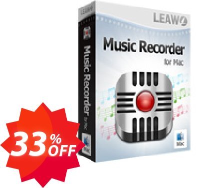 Leawo Music Recorder for MAC Lifetime Coupon code 33% discount 