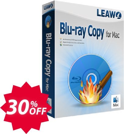 Leawo Blu-ray Copy for MAC Lifetime Coupon code 30% discount 