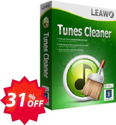 Leawo Tunes Cleaner Lifetime Coupon code 31% discount 