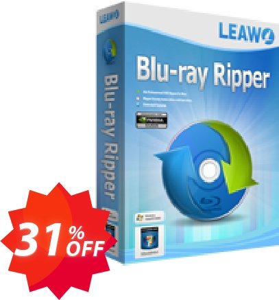 Leawo Blu-ray Ripper Coupon code 31% discount 