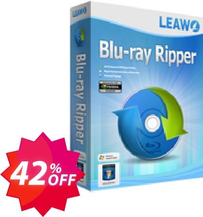 Leawo Blu-ray Ripper Coupon code 42% discount 