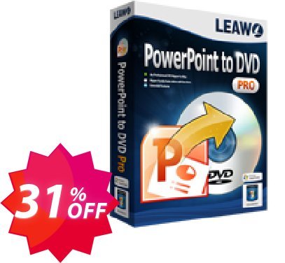 Leawo PowerPoint to DVD Pro Coupon code 31% discount 