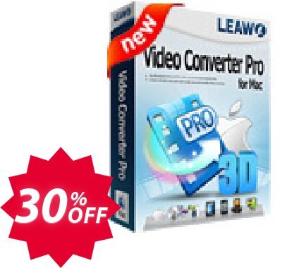 Leawo Video Converter Pro for MAC Coupon code 30% discount 