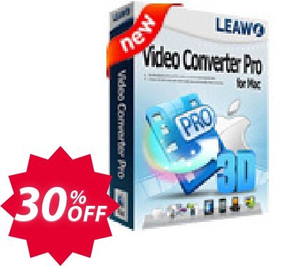 Leawo Video Converter Pro for MAC Coupon code 30% discount 