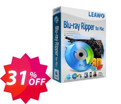 Leawo Blu-ray to MKV Converter for MAC Coupon code 31% discount 