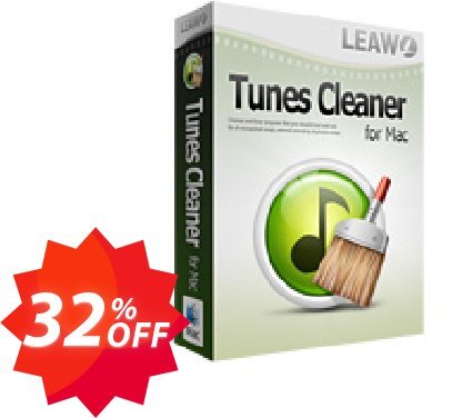 Leawo Tunes Cleaner for MAC Coupon code 32% discount 