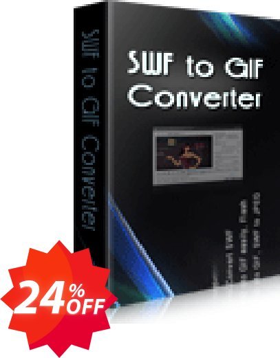 Aoao SWF to GIF Converter Coupon code 24% discount 