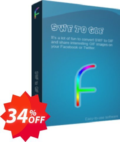 SWF to GIF Coupon code 34% discount 