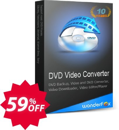 DVD Video Converter Factory, Family Pack  Coupon code 59% discount 