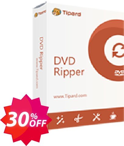 Tipard DVD Ripper Multi-User Plan, 5 PCs  Coupon code 30% discount 