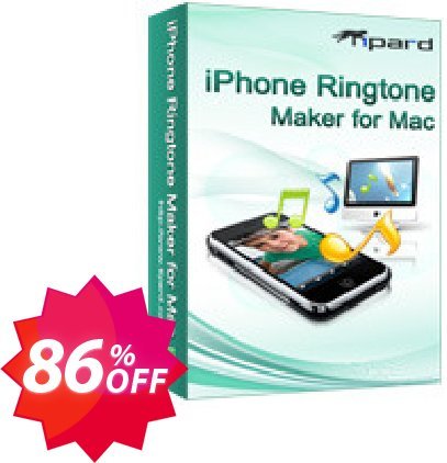 Tipard iPhone Ringtone Maker for MAC Coupon code 86% discount 