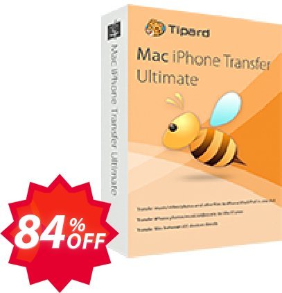 Tipard iPhone Transfer Pro for MAC Coupon code 84% discount 