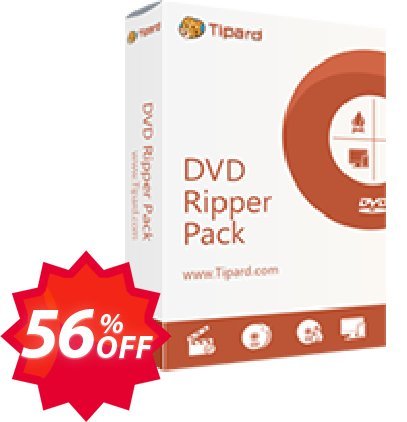 Tipard DVD Ripper Pack Coupon code 56% discount 