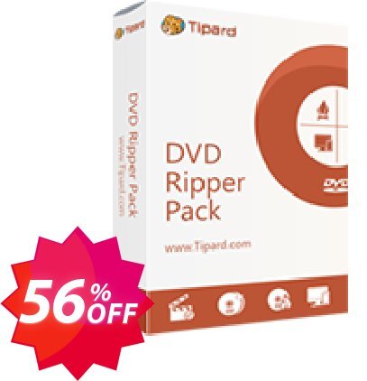 Tipard DVD Ripper Pack Coupon code 56% discount 