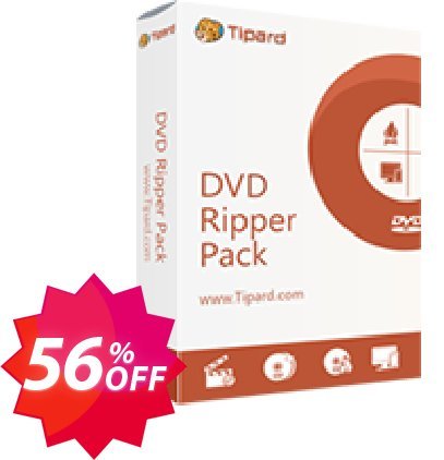 Tipard DVD Ripper Pack, Yearly  Coupon code 56% discount 