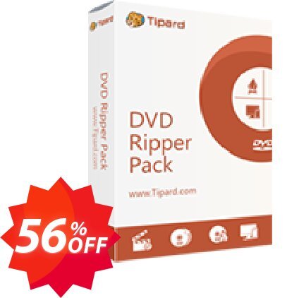 Tipard DVD Ripper Pack, Yearly  Coupon code 56% discount 