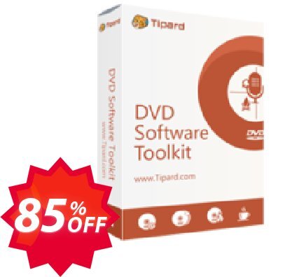 Tipard DVD Software Toolkit Lifetime Coupon code 85% discount 