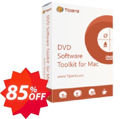 Tipard DVD Software Toolkit for MAC Coupon code 85% discount 