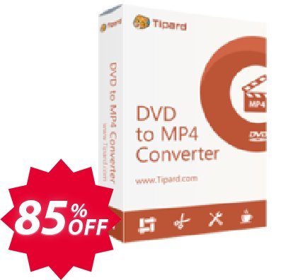 Tipard DVD to MP4 Converter Coupon code 85% discount 