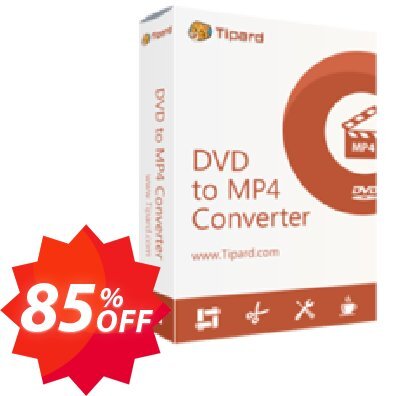 Tipard DVD to MP4 Converter Coupon code 85% discount 