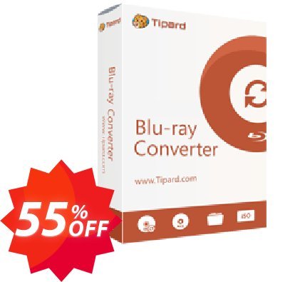 Tipard Blu-ray Converter Lifetime Coupon code 55% discount 