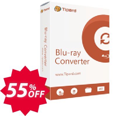 Tipard Blu-ray Converter Lifetime Coupon code 55% discount 