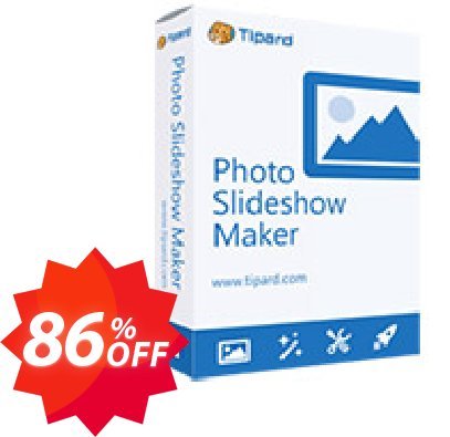Tipard Photo Slideshow Maker Coupon code 86% discount 