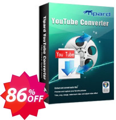 Tipard Youtube Converter Lifetime Coupon code 86% discount 