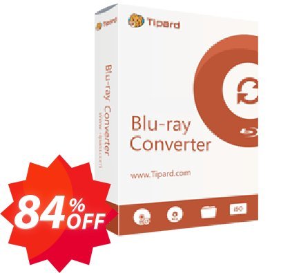 Tipard Blu-ray to MP4 Ripper Coupon code 84% discount 
