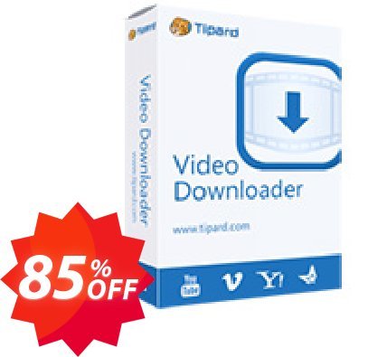 Tipard Video Downloader Coupon code 85% discount 