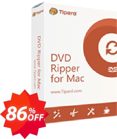 Tipard DVD to iPhone Converter for MAC Coupon code 86% discount 