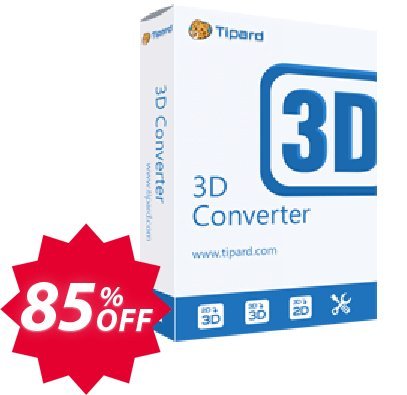 Tipard 3D Converter Coupon code 85% discount 