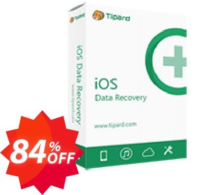 Tipard iOS Data Recovery Lifetime Coupon code 84% discount 