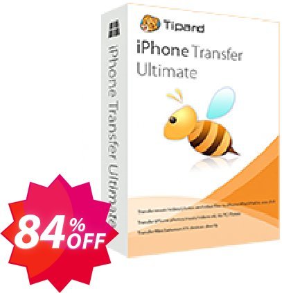 Tipard iPhone Transfer Ultimate Lifetime Coupon code 84% discount 