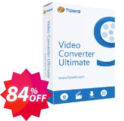 Tipard Video Converter Ultimate Coupon code 84% discount 
