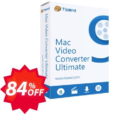 Tipard MAC Video Converter Ultimate Coupon code 84% discount 