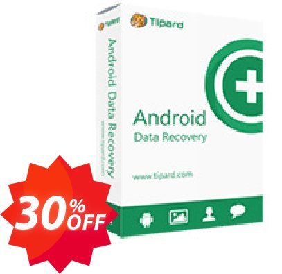 Tipard Android Data Recovery for MAC Coupon code 30% discount 