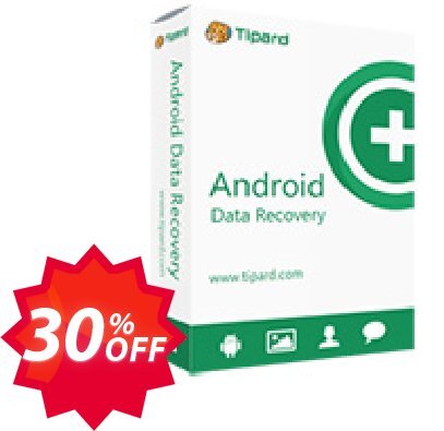 Tipard Android Data Recovery for MAC Coupon code 30% discount 