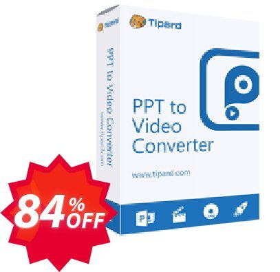 Tipard PPT to Video Converter Coupon code 84% discount 