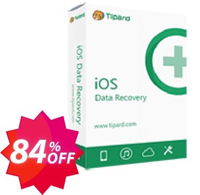 Tipard iOS Data Recovery for MAC + 6 Devices Coupon code 84% discount 