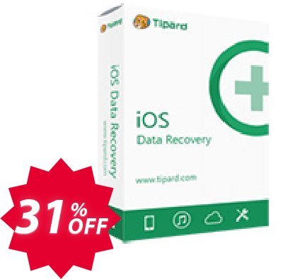 Tipard iOS System Recovery Coupon code 31% discount 