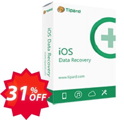 Tipard iOS System Recovery Coupon code 31% discount 