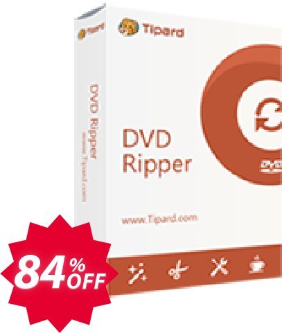 Tipard MAC DVD Ripper Platinum Coupon code 84% discount 