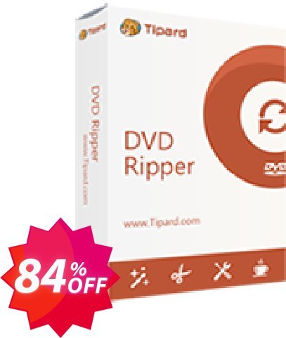 Tipard MAC DVD Ripper Platinum Coupon code 84% discount 