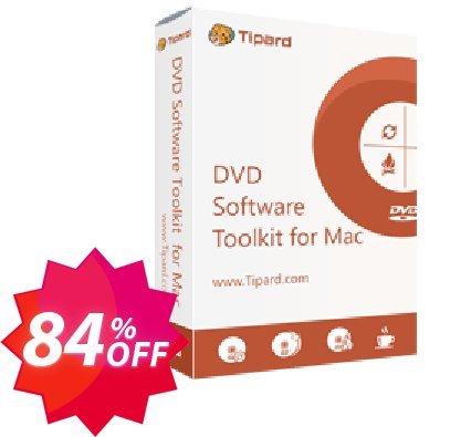 Tipard MAC DVD Software Toolkit Platinum Coupon code 84% discount 