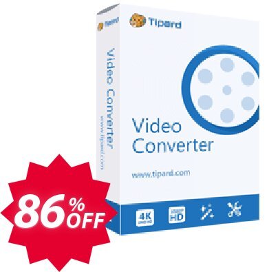 Tipard YouTube Video Converter Coupon code 86% discount 