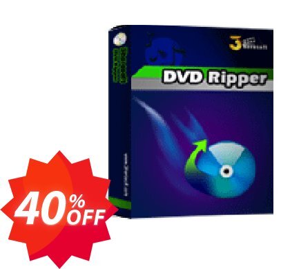 3herosoft DVD Ripper Coupon code 40% discount 